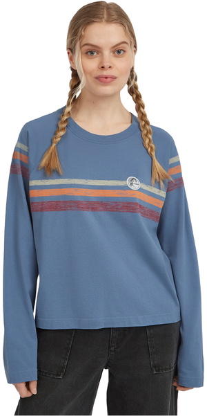 2025 O'Neill Mujer Camiseta De Manga Larga O'Riginals 1850229 - Mozart Blue